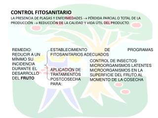 CONTROL FITOSANITARIO