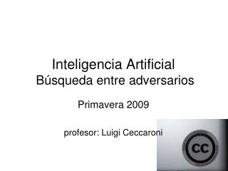 Inteligencia Artificial Búsqueda entre adversarios