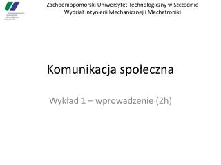 Komunikacja społeczna