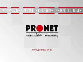 ProBi3 PRONET poslovna inteligenca