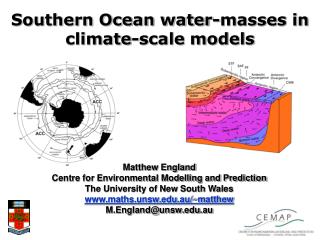 Southern Ocean water-masses in climate-scale models