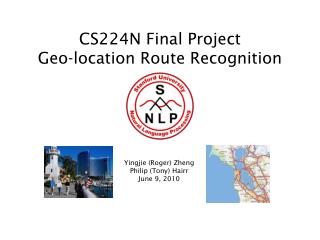 CS224N Final Project Geo-location Route Recognition