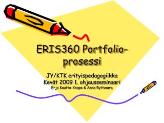 ERIS360 Portfolio-prosessi