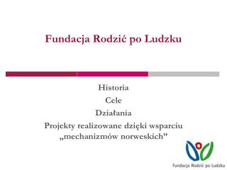 Fundacja Rodzić po Ludzku