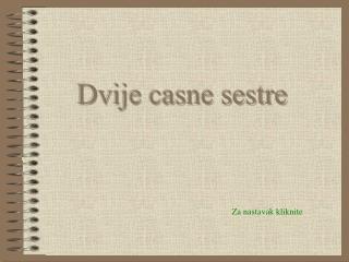 Dvije casne sestre