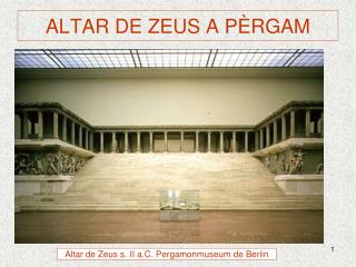 ALTAR DE ZEUS A PÈRGAM