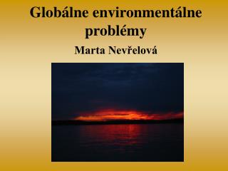 Globálne environmentálne problémy