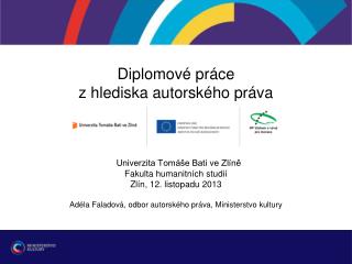 Diplomové práce z hlediska autorského práva