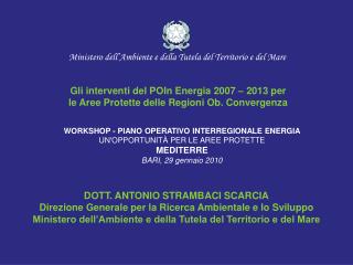 Ministero dell’Ambiente e della Tutela del Territorio e del Mare