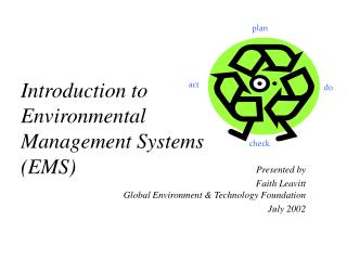 Introduction to Environmental Management Systems (EMS)