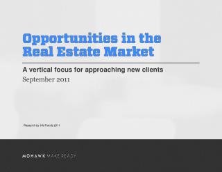 A vertical focus for approaching new clients September 2011