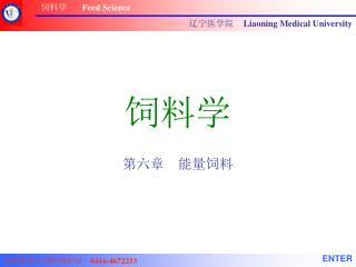 饲料学