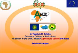 M. Tapela &amp; R. Tsheko Botswana College of Agriculture