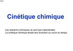 Cin tique chimique