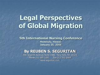I.	Specific conditions that shape 	relevant Philippine laws