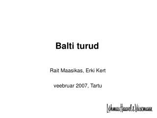 Balti turud