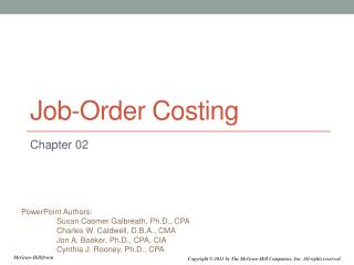 Job-Order Costing