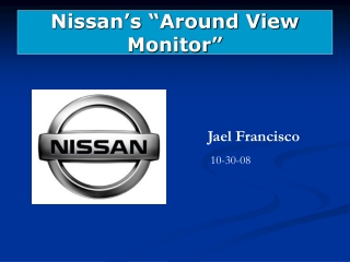 Nissan’s “Around View Monitor”