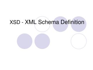 XSD - XML Schema Definition