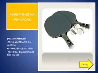 MARI MENGENAL PING PONG