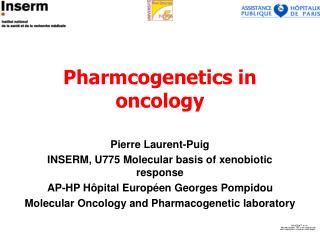 Pharmcogenetics in oncology