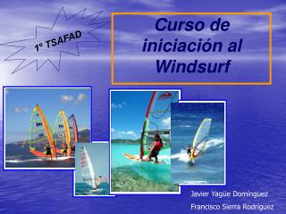 Curso de iniciación al Windsurf