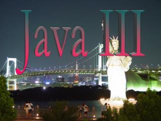 Java III