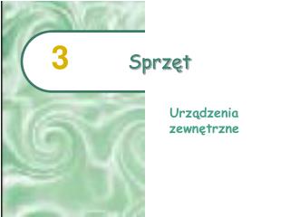 Sprzęt