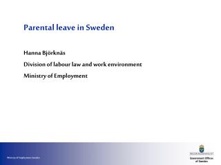 Parental leave in Sweden