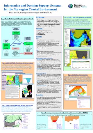 Information and Decision Support Systems for the Norwegian Coastal Environment