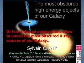 Sylvain CHATY (Université Paris 7 / Service d’Astrophysique, France)