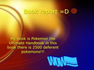 Book report =D