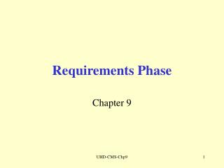 Requirements Phase