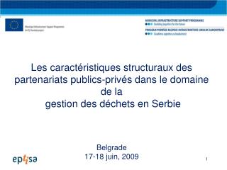 Les caractéristiques structuraux des partenariats publics-privés dans le domaine de la