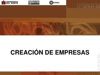 CREACIÓN DE EMPRESAS