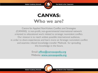 Centre for Applied NonViolent Conflict and Strategies