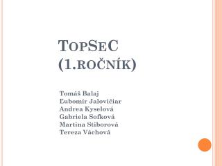 TopSeC (1.ročník)