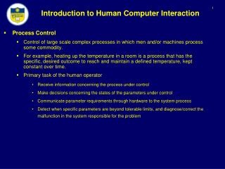 Introduction to Human Computer Interaction