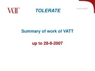 TOLERATE