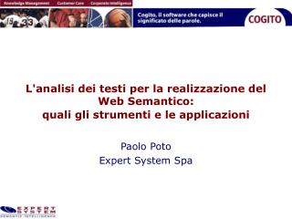 L'analisi dei testi per la realizzazione del Web Semantico: quali gli strumenti e le applicazioni