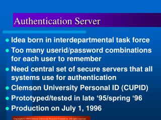Authentication Server