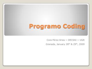 Programo Coding