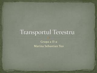 Transportul Terestru