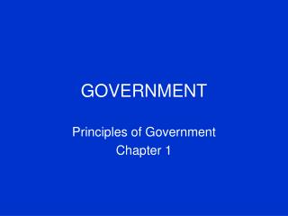 GOVERNMENT