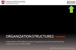 Organization Structures training