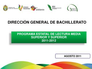 PROGRAMA ESTATAL DE LECTURA MEDIA SUPERIOR Y SUPERIOR 2011-2012