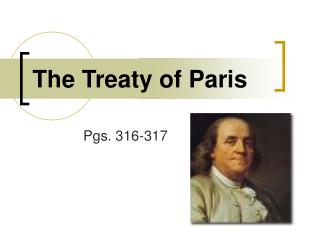 The Treaty of Paris