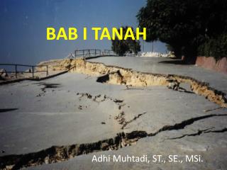 BAB I TANAH