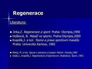 Regenerace