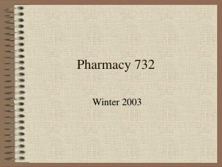 Pharmacy 732